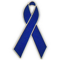 Blue Awareness Ribbon Lapel Pin